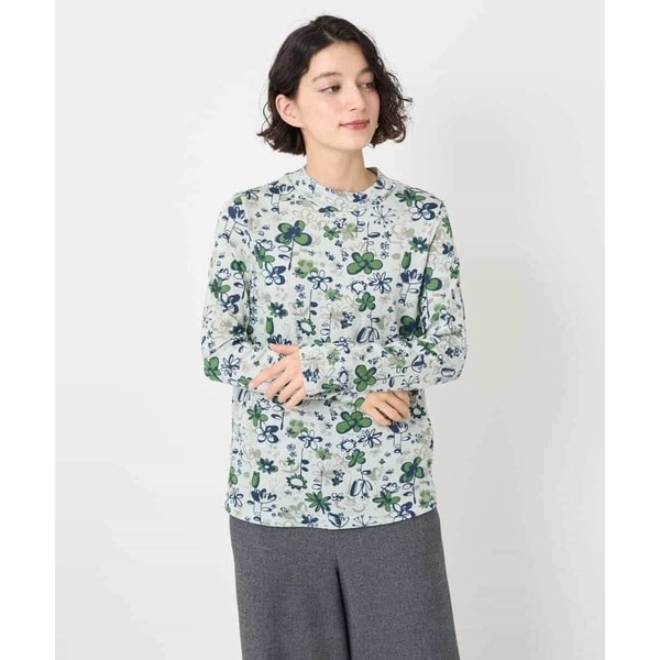 ジャンニ・ロ・ジュディチェ（GIANNI LO GIUDICE）/フワラープリントモックネック風プルオーバー