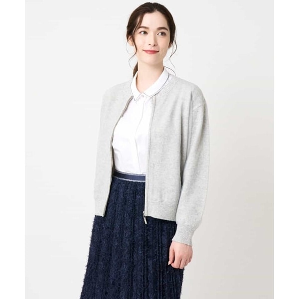 クリスチャンオジャール（christianaujard）/チュール重ねニットブルゾン