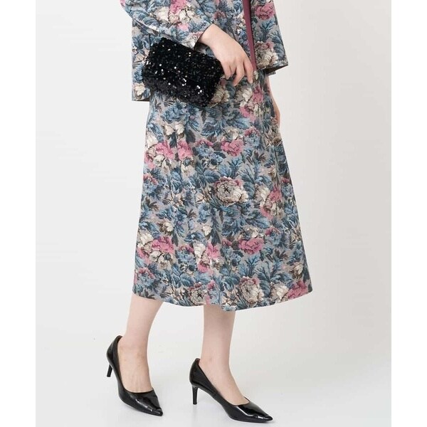 クリスチャンオジャール（christianaujard）/ゴブランフラワープリントスカート