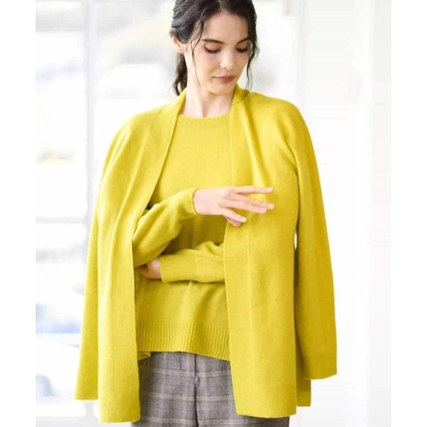 クリスチャンオジャール（christianaujard）/[アンサンブル対応]カシミヤシルクニットカーディガン