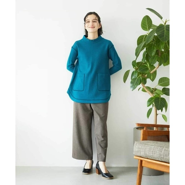 ジャンニ・ロ・ジュディチェ（GIANNI LO GIUDICE）/[日本製]ウールマイクロループスクランブル編みチュニックカットソー_15