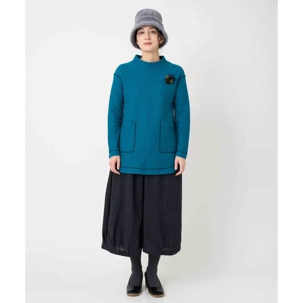 ジャンニ・ロ・ジュディチェ（GIANNI LO GIUDICE）/[日本製]ウールマイクロループスクランブル編みチュニックカットソー_18