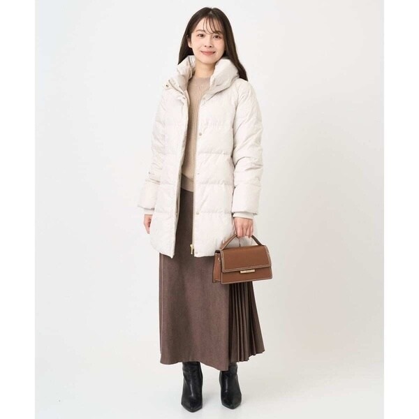 MK ミッシェルクラン（MK MICHEL KLEIN ）/【小さいサイズ】部分プリーツデザイン スウェードライクスカート/洗える_19