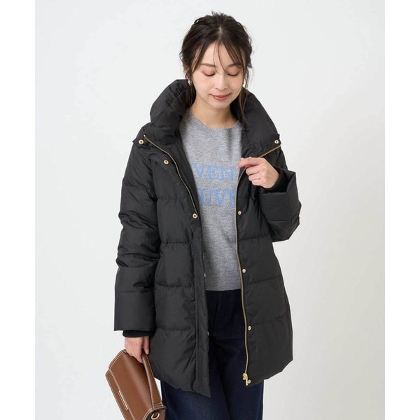 MK ミッシェルクラン（MK MICHEL KLEIN ）/【小さいサイズ】ベーシックタフタ ミドルダウンコート/撥水加工_2