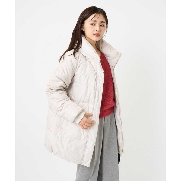 MK ミッシェルクラン（MK MICHEL KLEIN ）/【小さいサイズ】ベーシックタフタ ミドルダウンコート/撥水加工_4