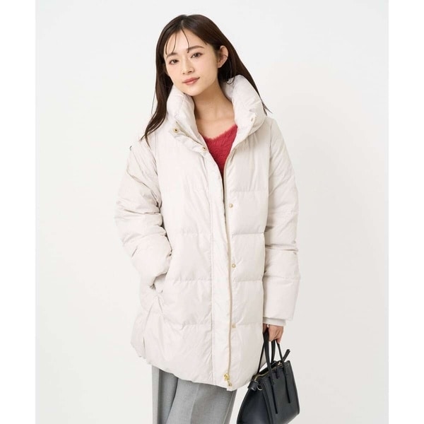 MK ミッシェルクラン（MK MICHEL KLEIN ）/【小さいサイズ】ベーシックタフタ ミドルダウンコート/撥水加工_5
