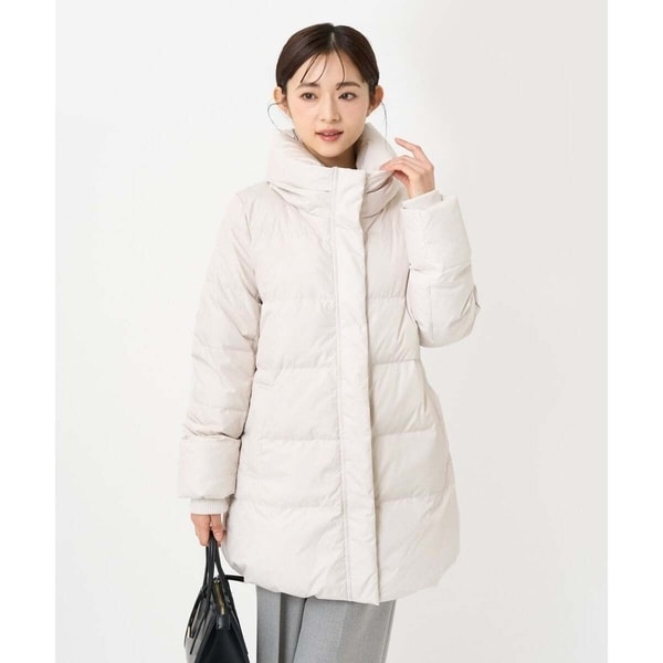 MK ミッシェルクラン（MK MICHEL KLEIN ）/【小さいサイズ】ベーシックタフタ ミドルダウンコート/撥水加工_7
