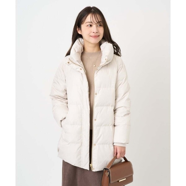 MK ミッシェルクラン（MK MICHEL KLEIN ）/【小さいサイズ】ベーシックタフタ ミドルダウンコート/撥水加工_8