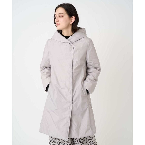 ジョルジュ・レッシュ（ES RECH）/ステッチレスシャンブレーロングダウンコート