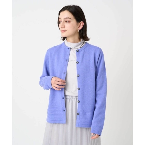 【NEW】ジョルジュ・レッシュ（ES RECH）/[アンサンブル対応]メリノウールカラーカーディガン