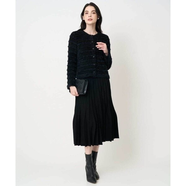クリスチャンオジャール（christianaujard）/ウエーブニットプリーツスカート_4