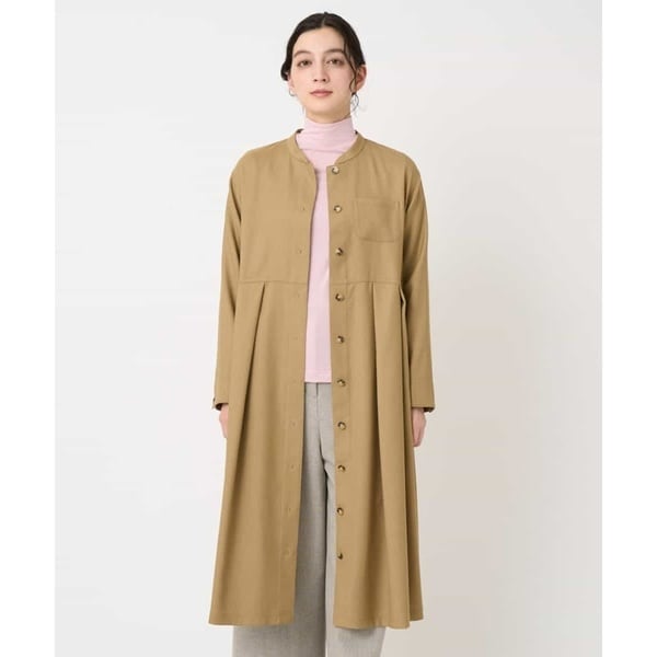 【NEW】ジャンニ・ロ・ジュディチェ（GIANNI LO GIUDICE）/ウール混デニム前開きワンピース