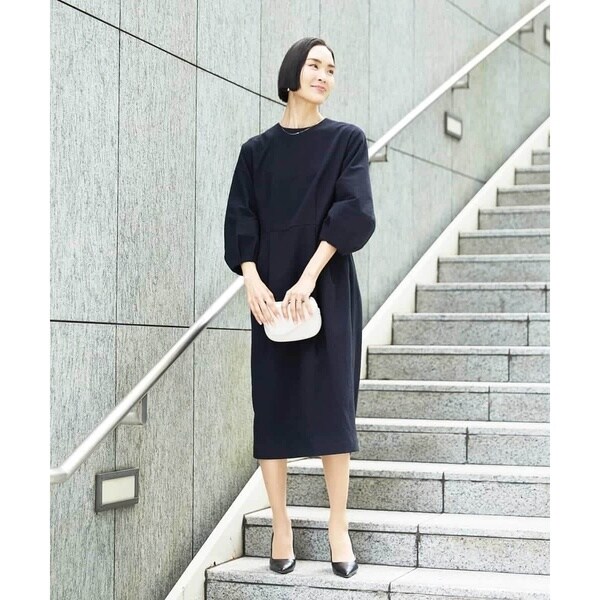 ミッシェルクラン（MICHEL KLEIN）/[小さいサイズ]［オケージョン/セレモニー］スリーブコンシャスワンピース_1