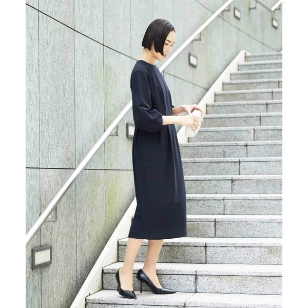 ミッシェルクラン（MICHEL KLEIN）/[小さいサイズ]［オケージョン/セレモニー］スリーブコンシャスワンピース_2