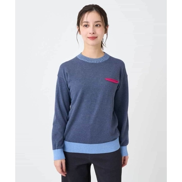 ジャンニ・ロ・ジュディチェ（GIANNI LO GIUDICE）/配色デザインポケットニット