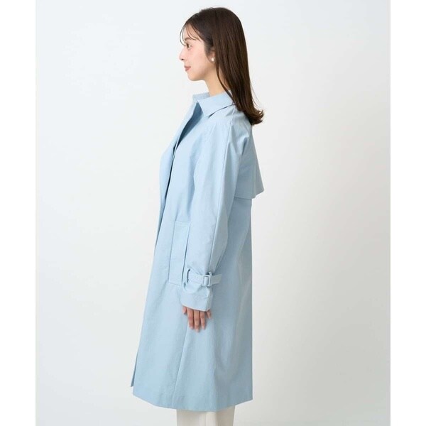 MK ミッシェルクラン（MK MICHEL KLEIN ）/【小さいサイズ】トレンチディティールロングコート/撥水/洗える_11
