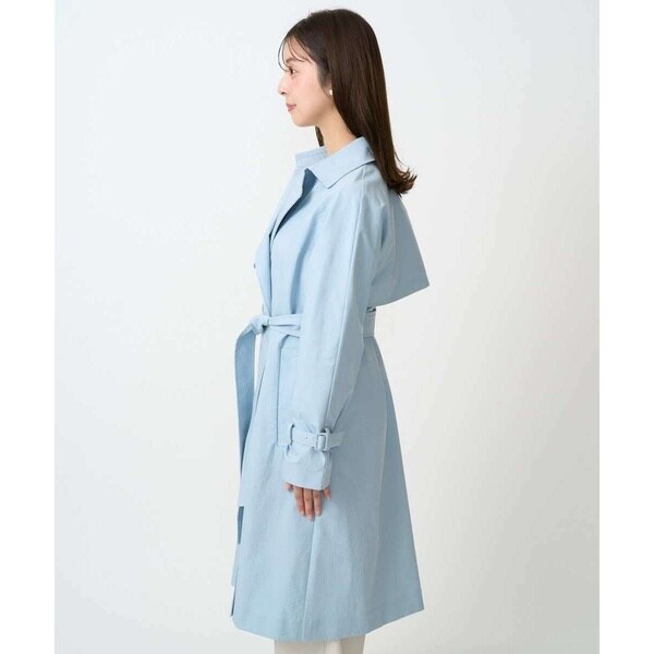 MK ミッシェルクラン（MK MICHEL KLEIN ）/【小さいサイズ】トレンチディティールロングコート/撥水/洗える_19