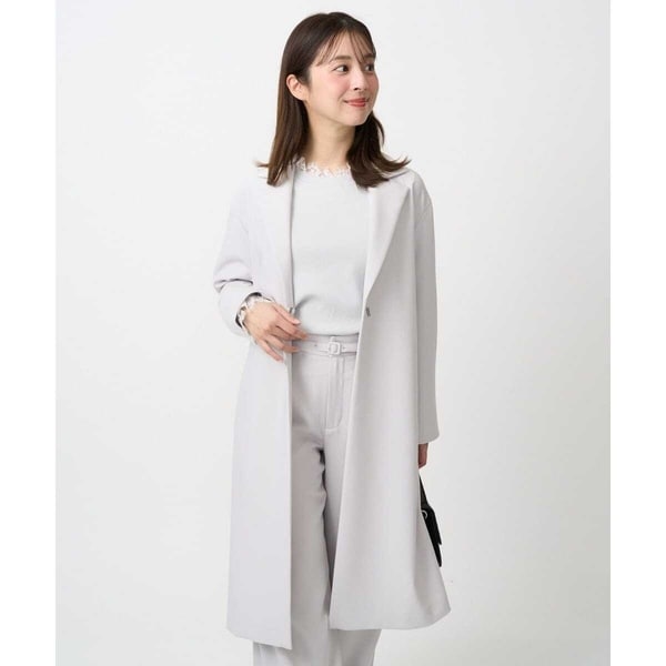 MK ミッシェルクラン（MK MICHEL KLEIN ）/【小さいサイズ】ライトダブルクロスチェスターコート/洗える