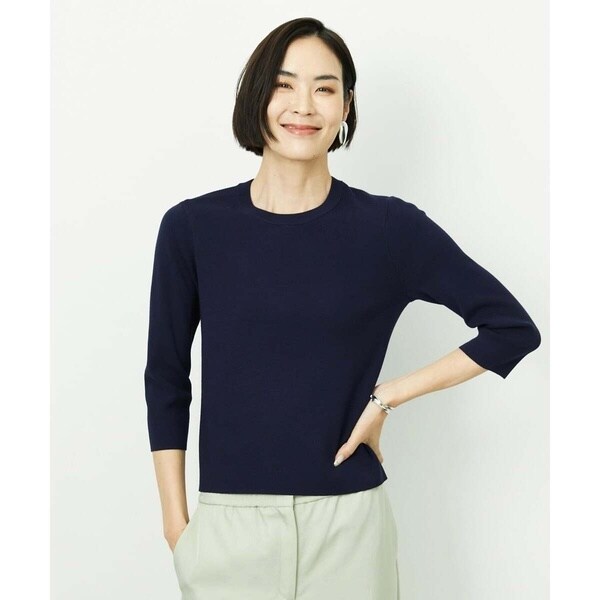 ミッシェルクラン（MICHEL KLEIN）/[小さいサイズ][アンサンブル対応]コンパクトニットプルオーバー_18