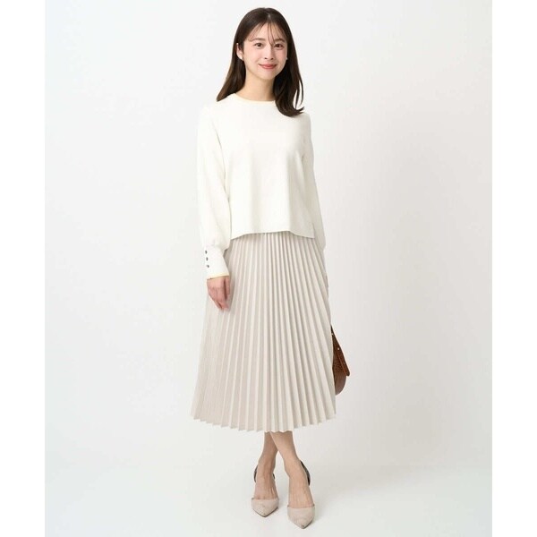 MK ミッシェルクラン（MK MICHEL KLEIN ）/【小さいサイズ】プリーツデザインスカート/洗える_11