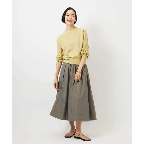ミッシェルクラン（MICHEL KLEIN）/[小さいサイズ]ホールガーメント(R)ボトルネックニット_3