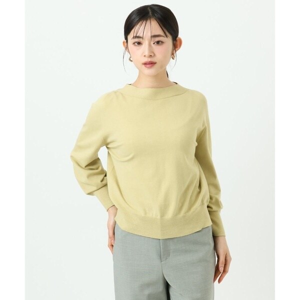 ミッシェルクラン（MICHEL KLEIN）/[小さいサイズ]ホールガーメント(R)ボトルネックニット_13