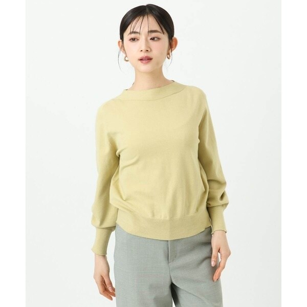 ミッシェルクラン（MICHEL KLEIN）/[小さいサイズ]ホールガーメント(R)ボトルネックニット_14