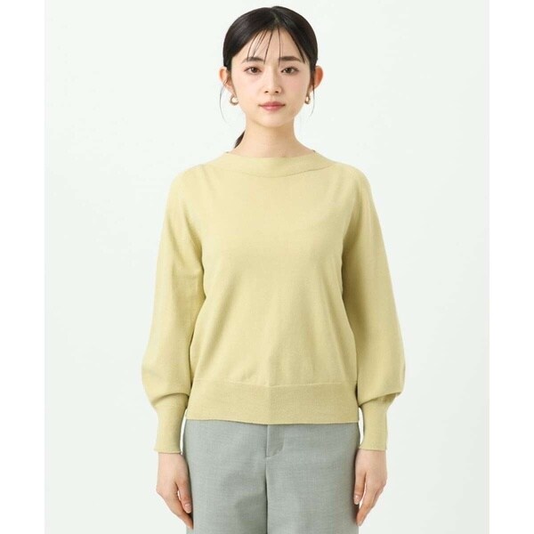 ミッシェルクラン（MICHEL KLEIN）/[小さいサイズ]ホールガーメント(R)ボトルネックニット_15
