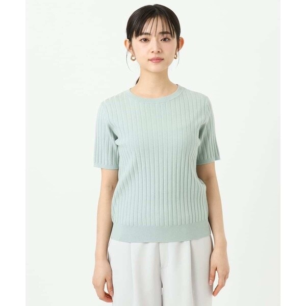 MK ミッシェルクラン（MK MICHEL KLEIN ）/【小さいサイズ】配色デザインカラーニットアンサンブル/洗える_18