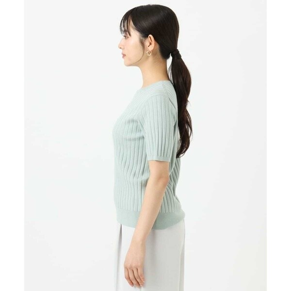 MK ミッシェルクラン（MK MICHEL KLEIN ）/【小さいサイズ】配色デザインカラーニットアンサンブル/洗える_19