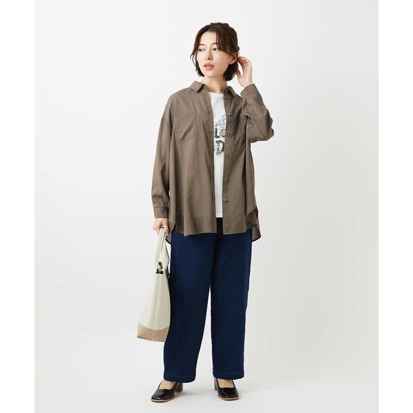 ジャンニ・ロ・ジュディチェ（GIANNI LO GIUDICE）/[セットアップ対応]二重織ガーゼデニム製品染めパンツ_5