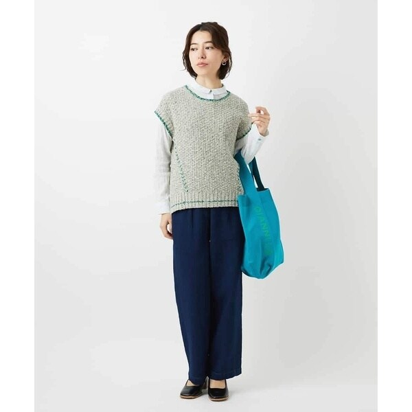 ジャンニ・ロ・ジュディチェ（GIANNI LO GIUDICE）/[セットアップ対応]二重織ガーゼデニム製品染めパンツ_16