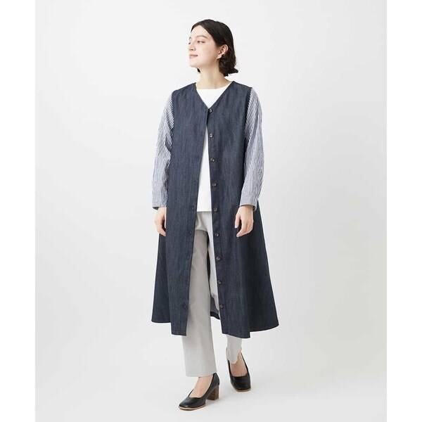 ジャンニ・ロ・ジュディチェ（GIANNI LO GIUDICE）/[セットアップ対応]デニムライクジャンパースカート_15