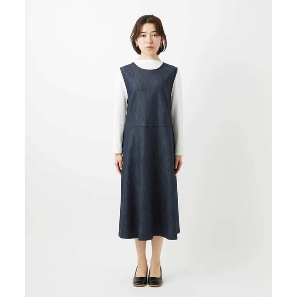 ジャンニ・ロ・ジュディチェ（GIANNI LO GIUDICE）/[セットアップ対応]デニムライクジャンパースカート_16