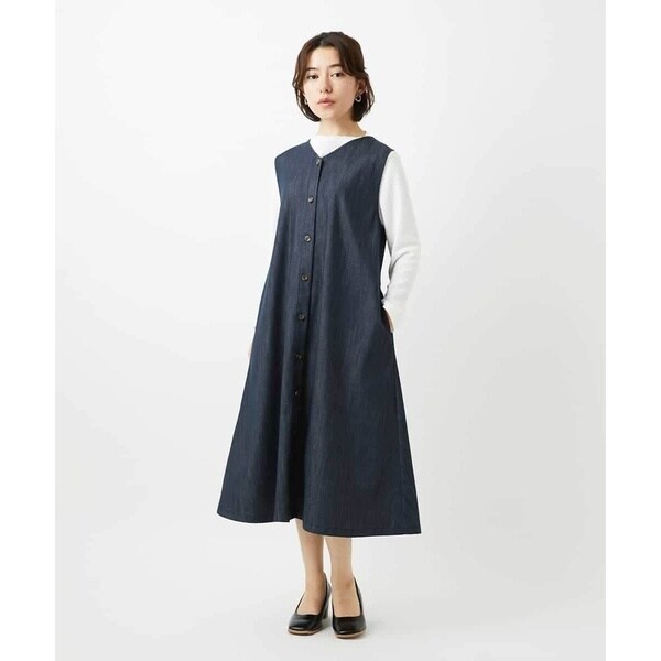 ジャンニ・ロ・ジュディチェ（GIANNI LO GIUDICE）/[セットアップ対応]デニムライクジャンパースカート_18