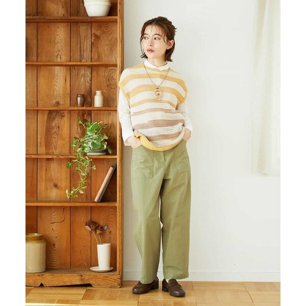 ジャンニ・ロ・ジュディチェ（GIANNI LO GIUDICE）/[セットアップ対応]コットンナチュラルワッシャーベイカーパンツ_11