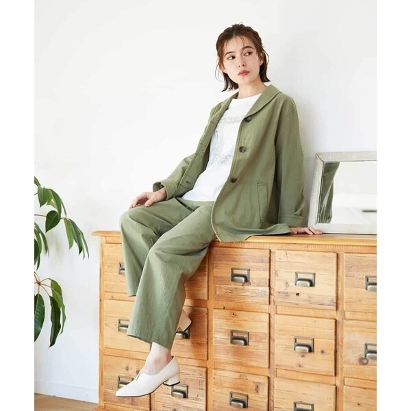 ジャンニ・ロ・ジュディチェ（GIANNI LO GIUDICE）/[セットアップ対応]コットンナチュラルワッシャーベイカーパンツ_14