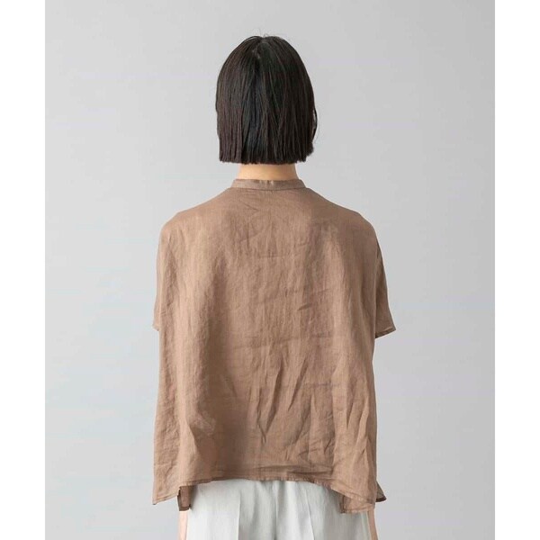ミッシェルクラン（MICHEL KLEIN）/[小さいサイズ][セットアップ対応]リネンTブラウス_15