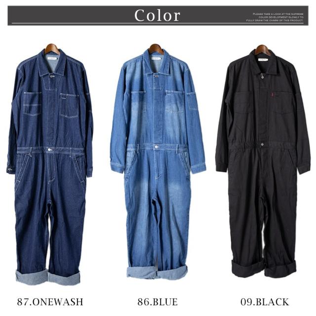 ジェネレス（geneless）/つなぎ デニム メンズ オールインワン