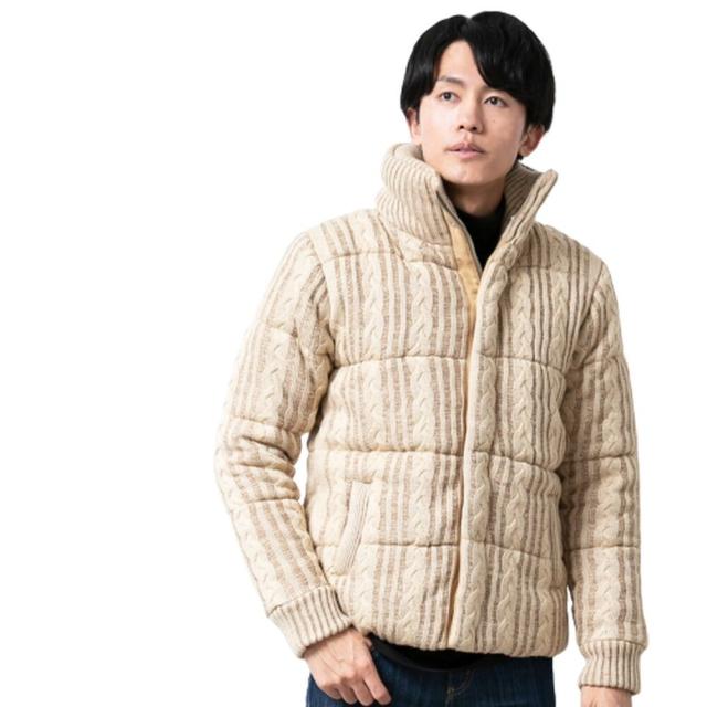 ジェネレス/中綿ジャケット メンズ 冬 ニット アウター ジャンパー ジャケット ブルゾン 暖かい ジェネレス/中綿ジャケット メンズ 冬 ニット アウター ジャンパー