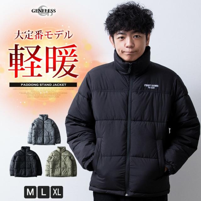 ジェネレス（geneless）/中綿ジャケット メンズ スタンドカラー 中綿 ファーストダウン 秋冬 アウター ジャケット 防寒