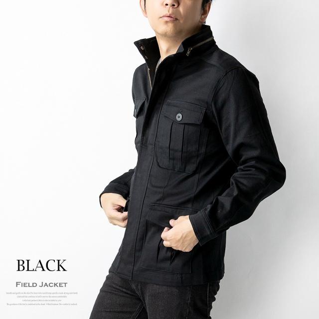 ジェネレス/M−65 フィールドジャケット メンズ ミリタリージャケット ショート丈 ストレッチツイル アウターの通販は