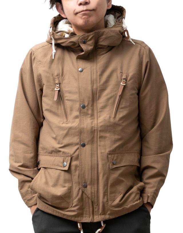 ジェネレス/マウンテンパーカー メンズ ボア ベスト 防寒 暖かい