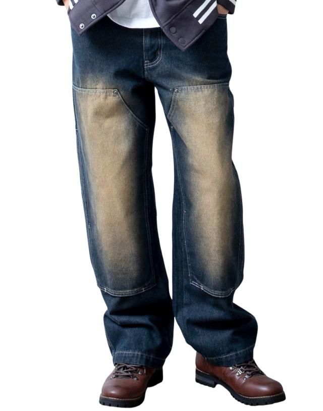 ジェネレス（geneless）/ワイドパンツ メンズ デニム ゆったり