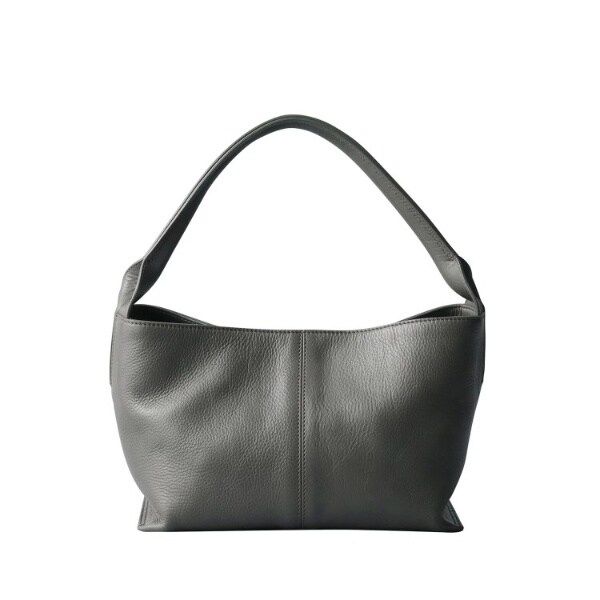 HIROFU グレー バッグ　限定品 ヒロフ（HIROFU）/【フォルトゥーナ】レザーショルダーバッグ M 本革