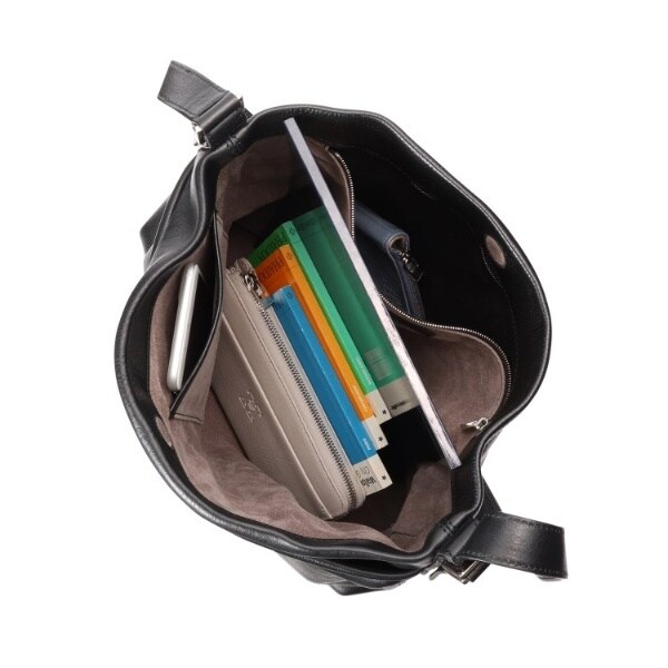 ヒロフ（HIROFU）/【ヴィータ】レザーショルダーバッグ L 2WAY 本革