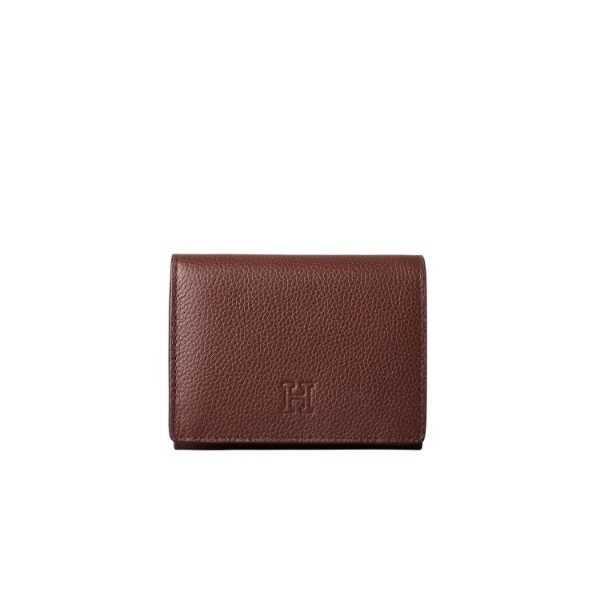ヒロフ（HIROFU）/【ピウメノ】二つ折り財布 レザー コンパクトウォレット 本革（商品番号：P25−65405）