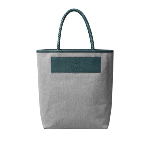 ヒロフ（HIROFU）/【チェスタキャンバス】レザーコンビ トートバッグ L 本革 A4サイズ（商品番号：P25−39419）