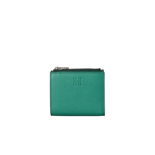 ヒロフ（HIROFU）/【ピウメノ】二つ折り財布 レザー コンパクトウォレット 本革（商品番号：P25−65512）