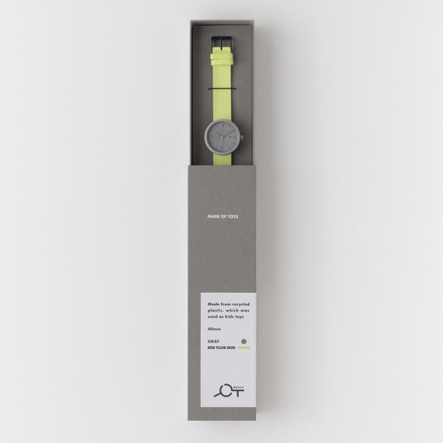 ヨットウォッチ（YOT WATCH）/YOT WATCH 40mm Neon Yellow Green /GY　A3−YW40NYの通販は